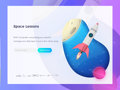 Space app design icons illustration logos ui ux web workspace