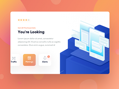 Digital Product design illustration ui web