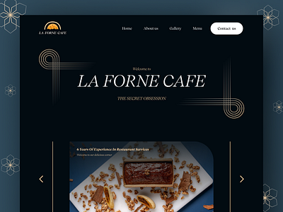 LaForne Restaurant Website Redesign branding classy dailyui design illustration logo minimal restaurant ui user interface ux design web design webpage website website design