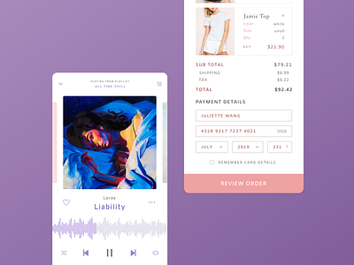 Music Player & Checkout