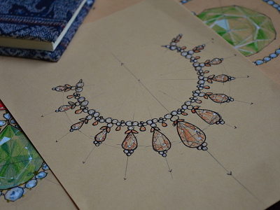 Jewellery design sketch