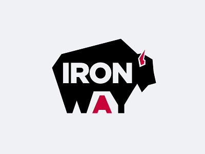 Iron Way competition logo triathlon
