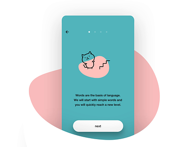 10 Words: onboarding animation app clean illustration minimal motion typography ui