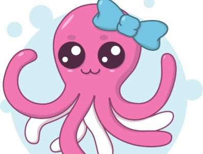 cute octopus cute illustration octopus vector