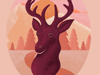 Deer deer illustration vector