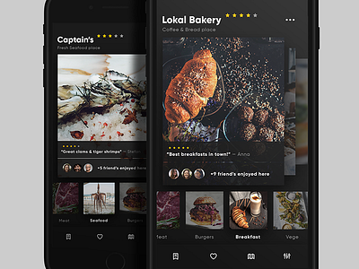 Restaurant List / UI Challenge — Week 11 app challenge food restaurant ui