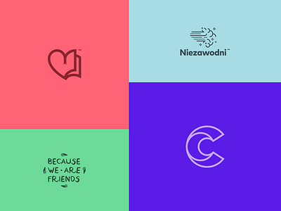 Logoset 01 are because colors confly friends logo lovabook niezawodni we
