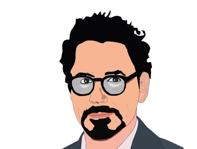 robert downey jr..illustration by khushboo sharma on Dribbble