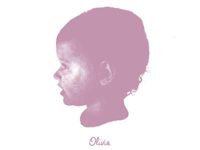 Olivia portrait silhouette