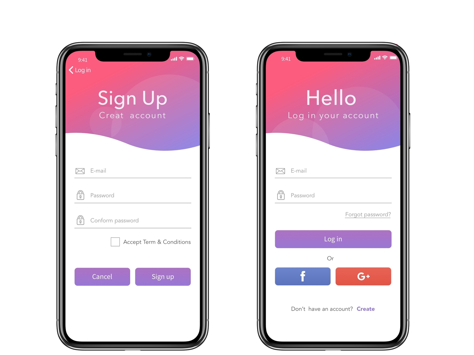 Sign Up 001 by Weng Shao-Yi on Dribbble