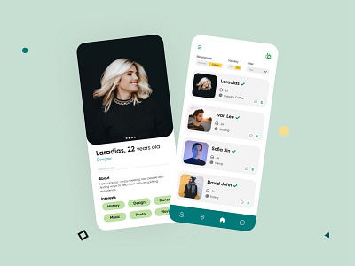 2 Meeters App Design