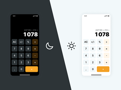 Calculator app UI | Daily UI #004 app design ui ux