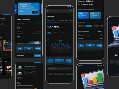 Finance app : Maintain your balance app appdesign design illustration ui ui ux ui design uidesign uiux uiuxdesign