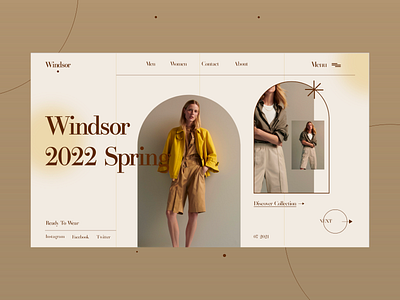 Fashion collection Web design appdesign dribble fashion fresh minimal top ui design uiux