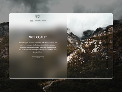 Vikings design ui web