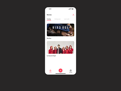 Movies app ui ux