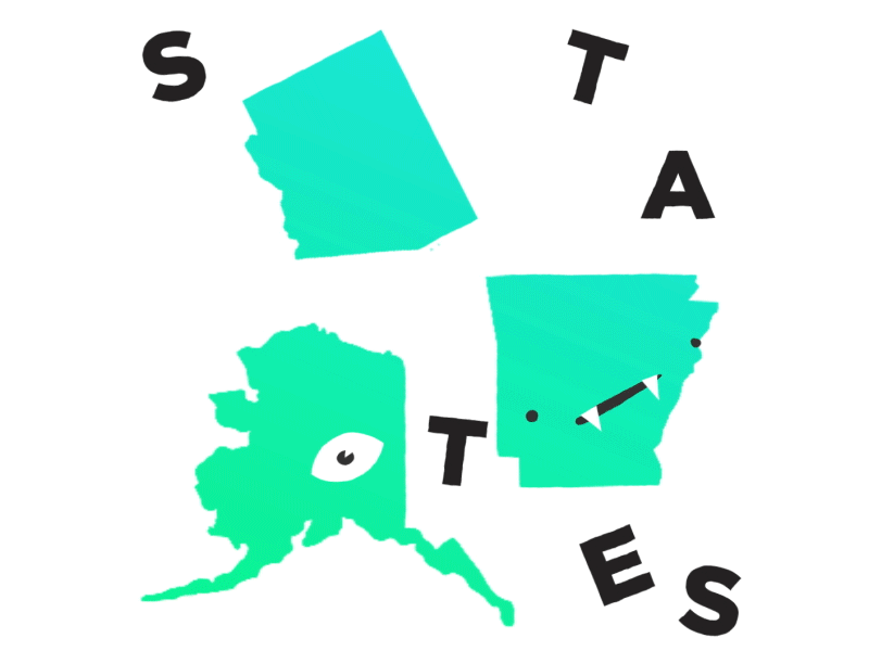 00 - States! characters gif states usa weekly yay