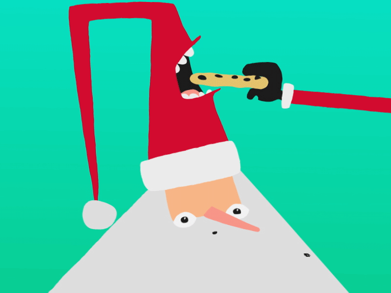 State (of mind) GIF #3 - Jolly! (Happy Belated Christmas!) celebrate christmas cookie excited gif holidays jolly joy merriment santa winter xmas