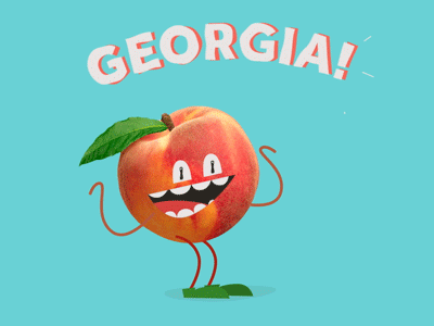 States GIF 20 - Georgia! atlanta frank underwood fun georgia peach peaches