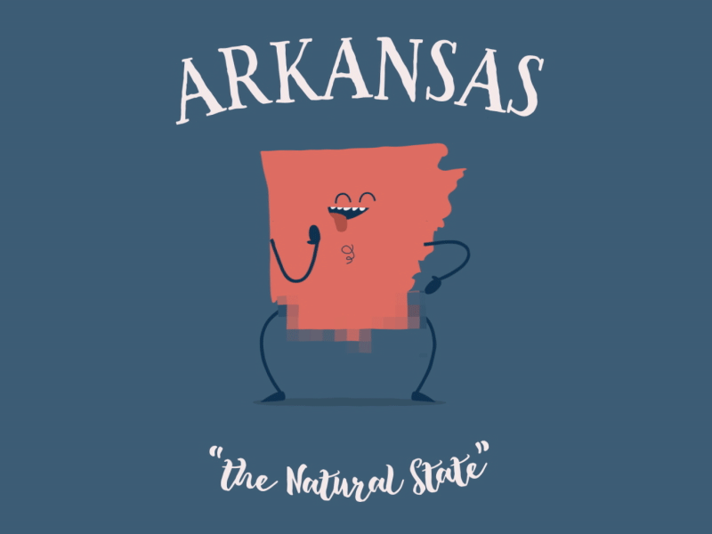 States GIF 41 - Arkansas!