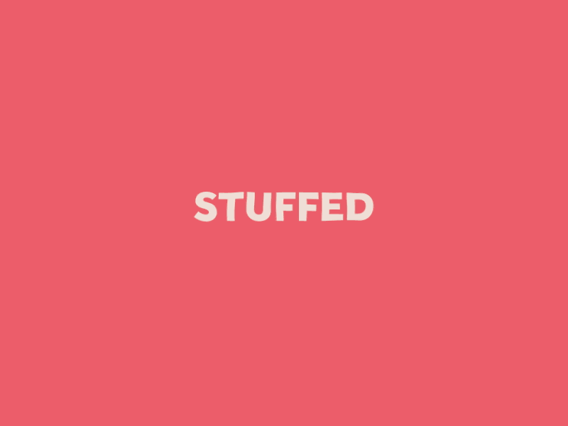 Word GIF #7 - Stuffed!