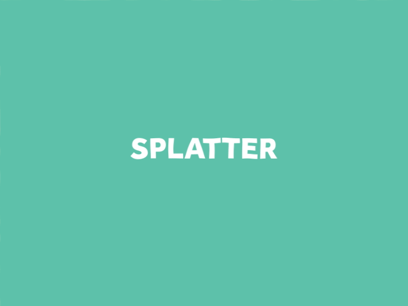 Word GIF #21 - Splatter! anticipate arm blood drink glutton mosquito splatter