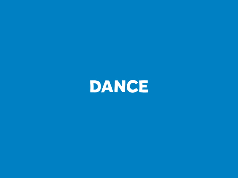 Word GIF #39 - Dance! by Ethan Barnowsky for LooseKeys on Dribbble