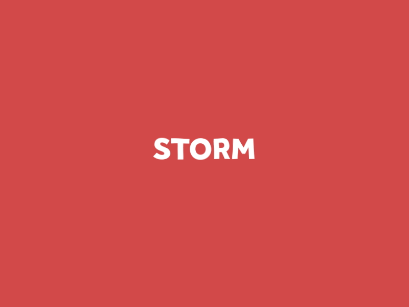 Word GIF #40 - Storm!