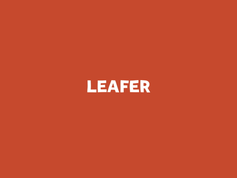 Word GIF #50 - Leafer!