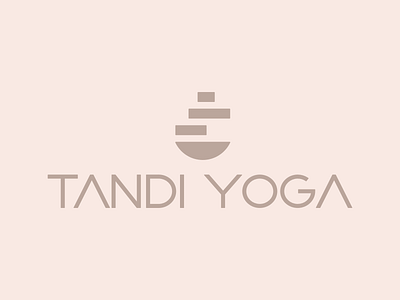 Tandi Yoga branding design logo minimal