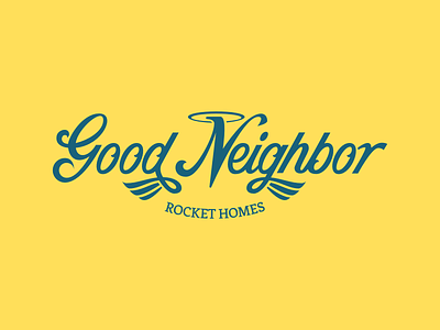Good Neighbor Logo logo typography vector