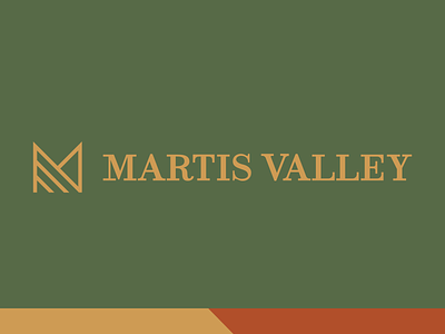 Martis Valley Winery branding logo