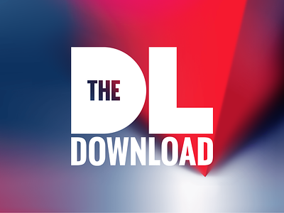 The Download (The DL) design logo vector