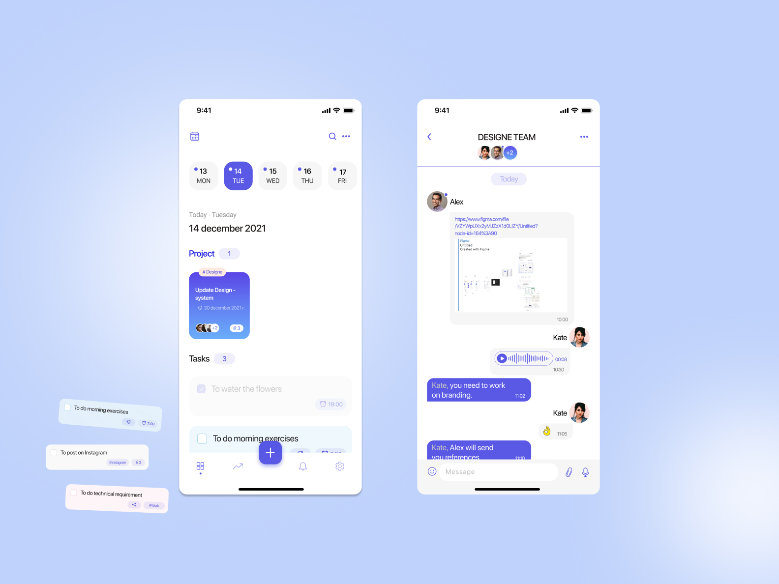 Design concept for the task manager. by Victoria Larionova on Dribbble