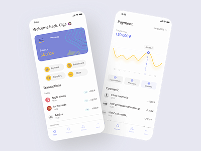 Finance app design concept app design finance interface ios minimal mobile ui ux