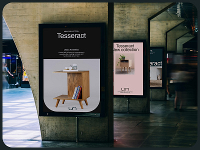 Outdoor advertising for UA — LA based wood company graphic design poster