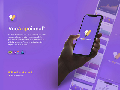 VocAppcional Mobile App iOS branding case study chile design graphic design illustration ui ux