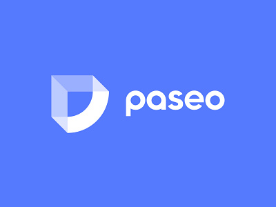 Paseo arrow branding business letter logo mark marketing online p