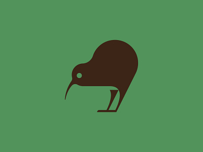 Kiwi bird branding icon illustration kiwi logo mark modernism simple