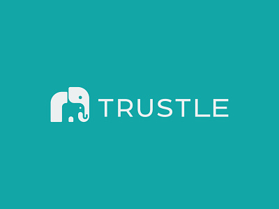 Trustle logo advice branding calf elephant illustration logo mark parenting parents service