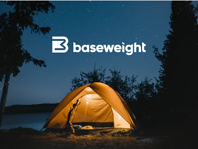 Baseweight logo proposal 3 b base brand branding camp camping flag gear icon letter logo mark monogram w