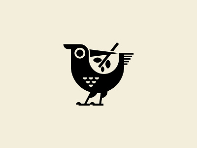 Woodpecker bird branding icon illustration logo mark woodpecker