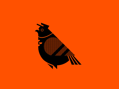 Postable bird branding illustration logo mail mark pigeon post