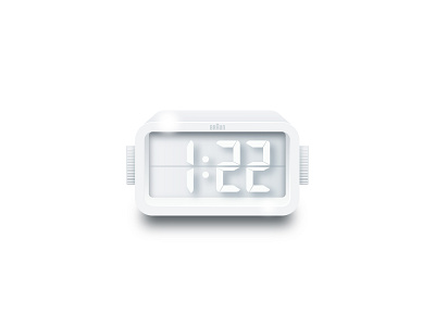 radio clock icon clock design icon illustration radi radio clock vector