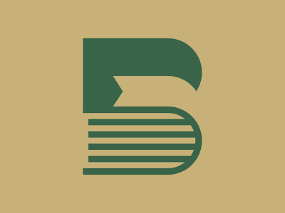 B Book b book bookstore branding icon letter library logo mark monogram