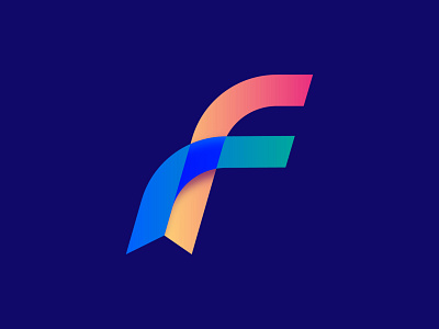 Forma accounting brand branding f forma letter logo mark monogram