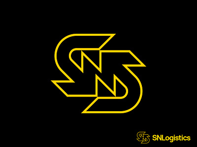 Sn Logistics arrows brand branding letter logistics logo mark monogram n s transport