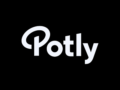 Potly app branding dish food platform icon letter logo mark monogram p pot recipes