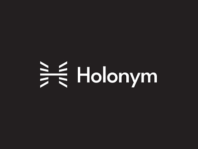 Holonym logo branding design h icon letter logo mark monogram technology vector