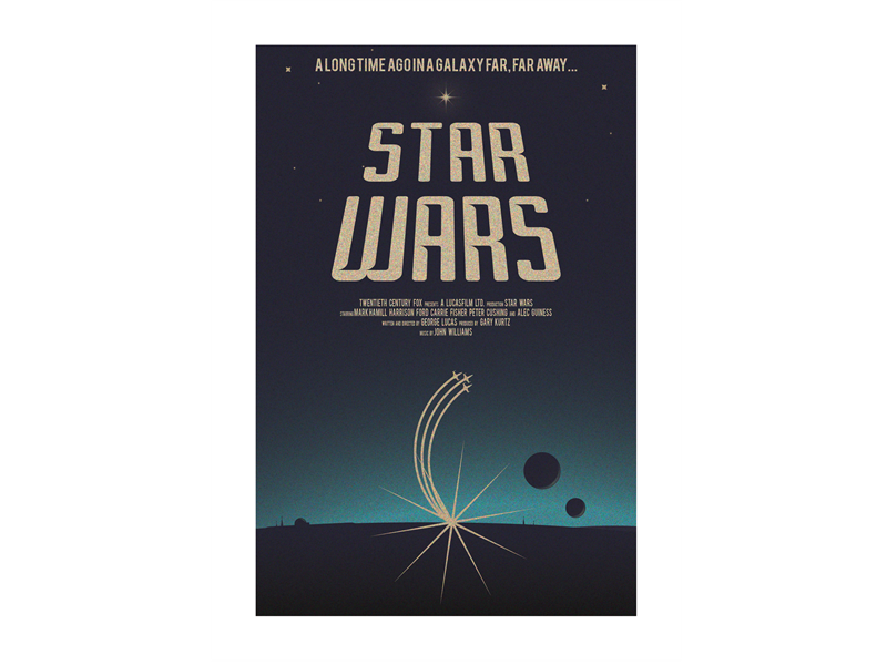 Star Wars Poster by Bojan Oreskovic on Dribbble